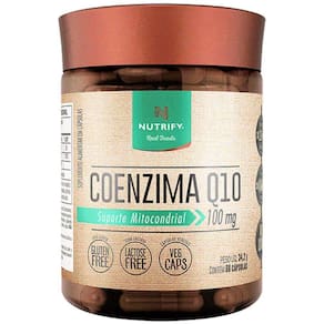 Coenzima Q10 100mg Mitocondrial c/ 60 cápsulas Nutrify