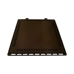 Tampa Casa Máquina Piscina Lisa Articulada Grelha 80x80cm M