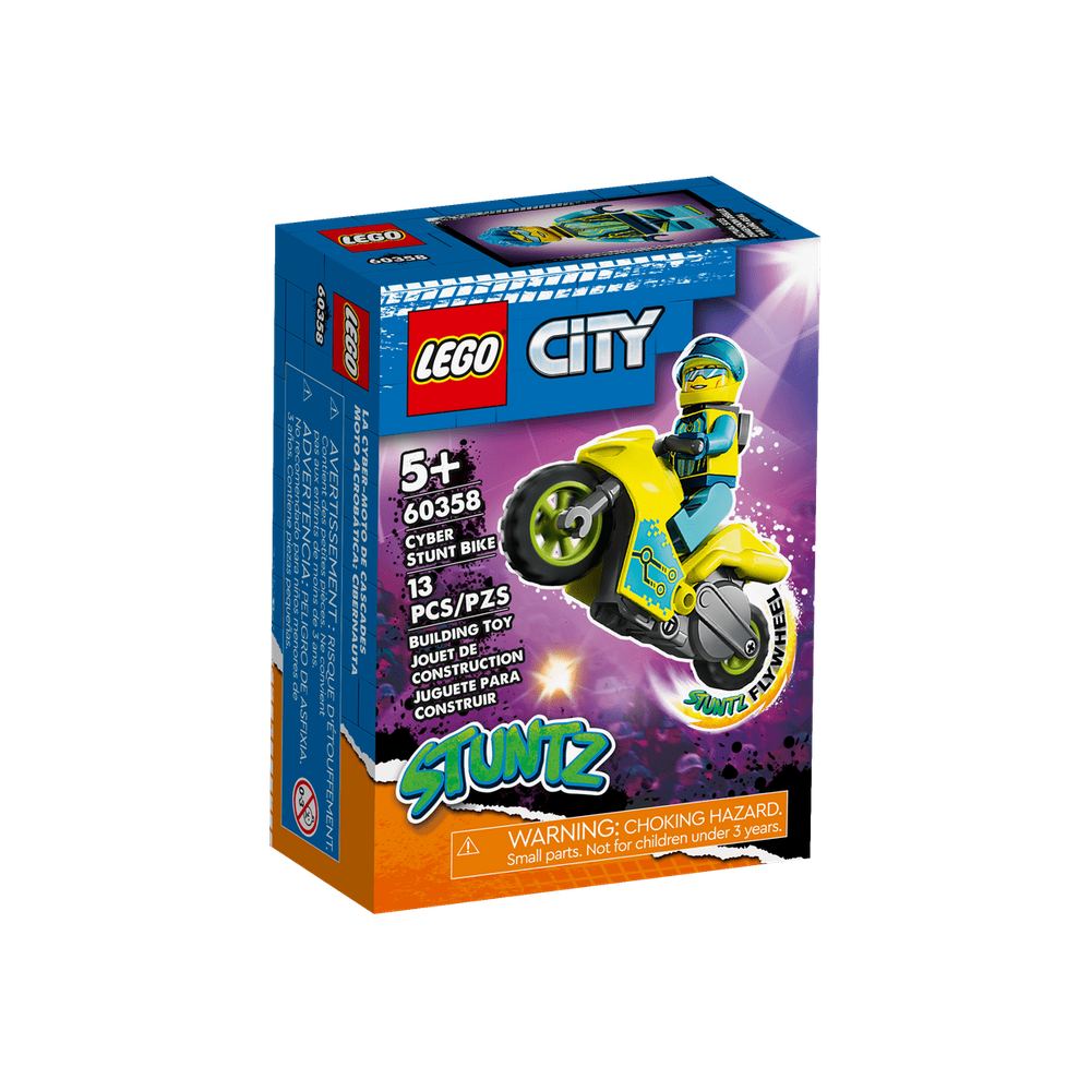 Blocos de Montar - City - Moto Acrobatica Cibernetica - 60358 LEGO DO BRASIL