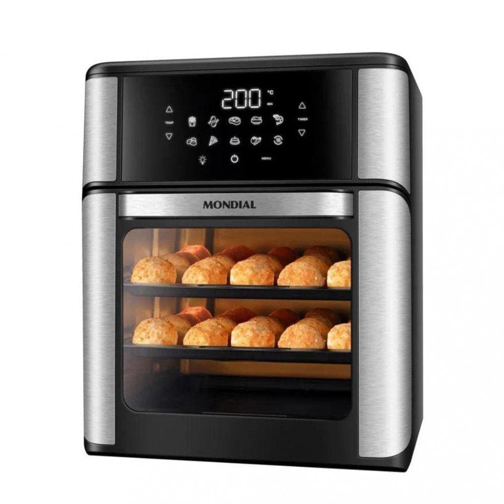 Fritadeira Elétrica Air Fry Mondial Forno Oven AFO-12L-BI 12L