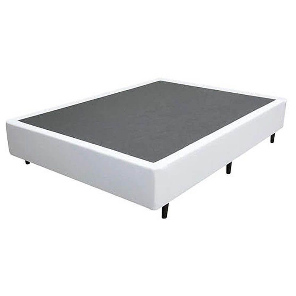 Base Cama Box Casal 25x138x188cm Cor Branco