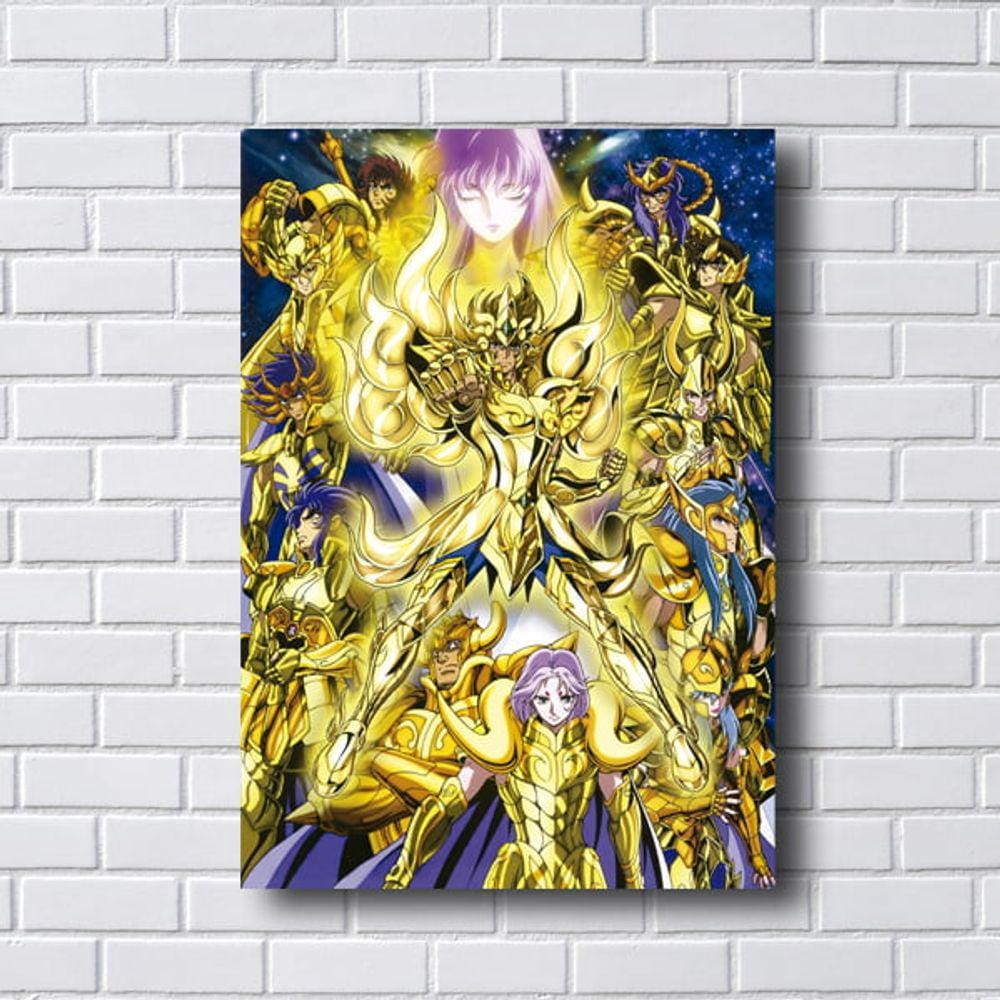 Quadro Cavaleiros do Zodíaco