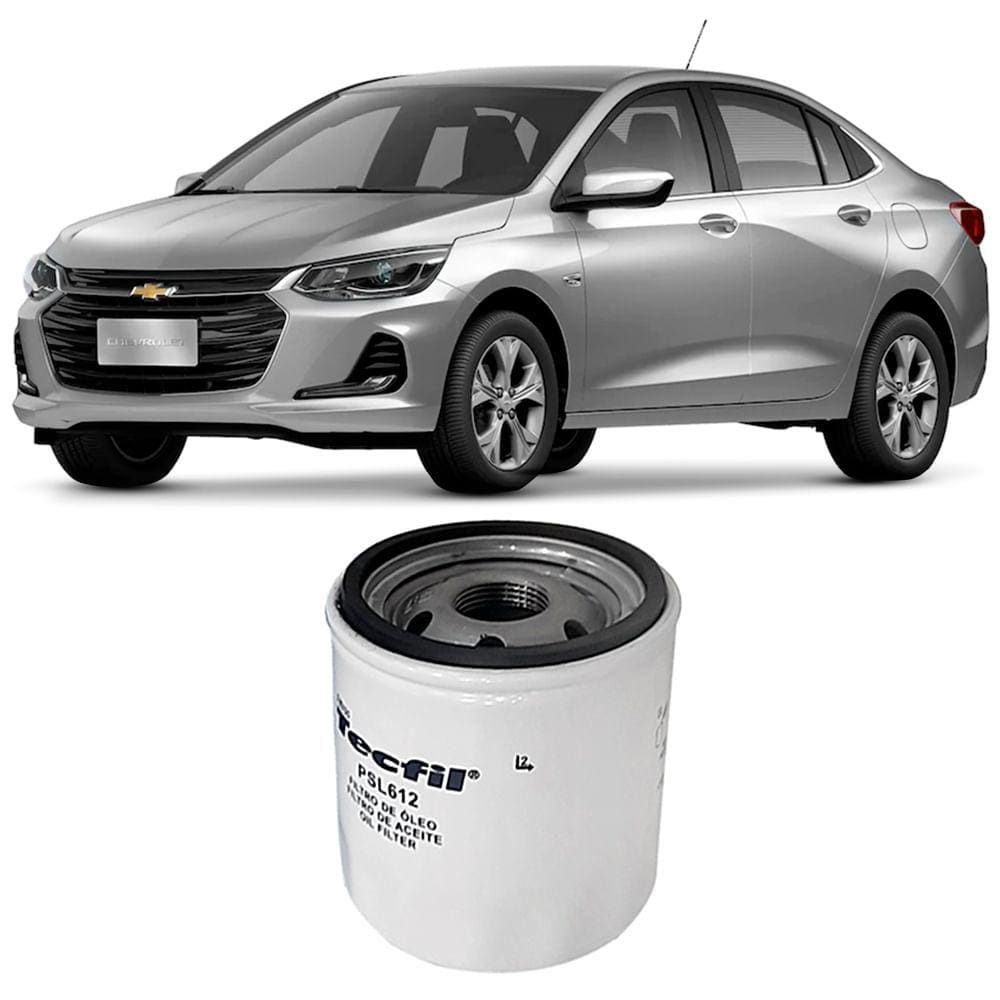 Filtro Óleo Chevrolet Onix 1.0 2019 a 2023 Tecfil PSL612