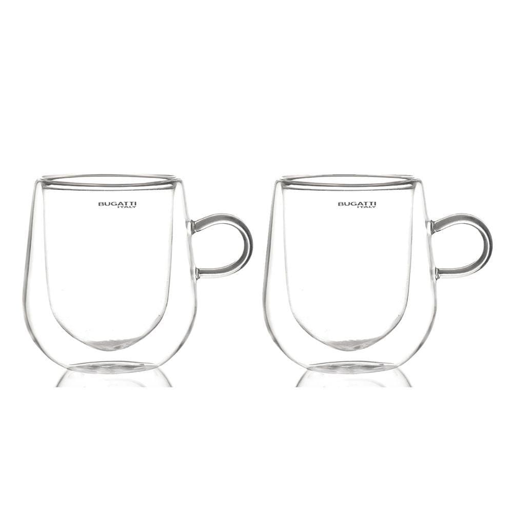 Conjunto 2 Canecas Parede Dupla 300ml Cerveja Bugatti