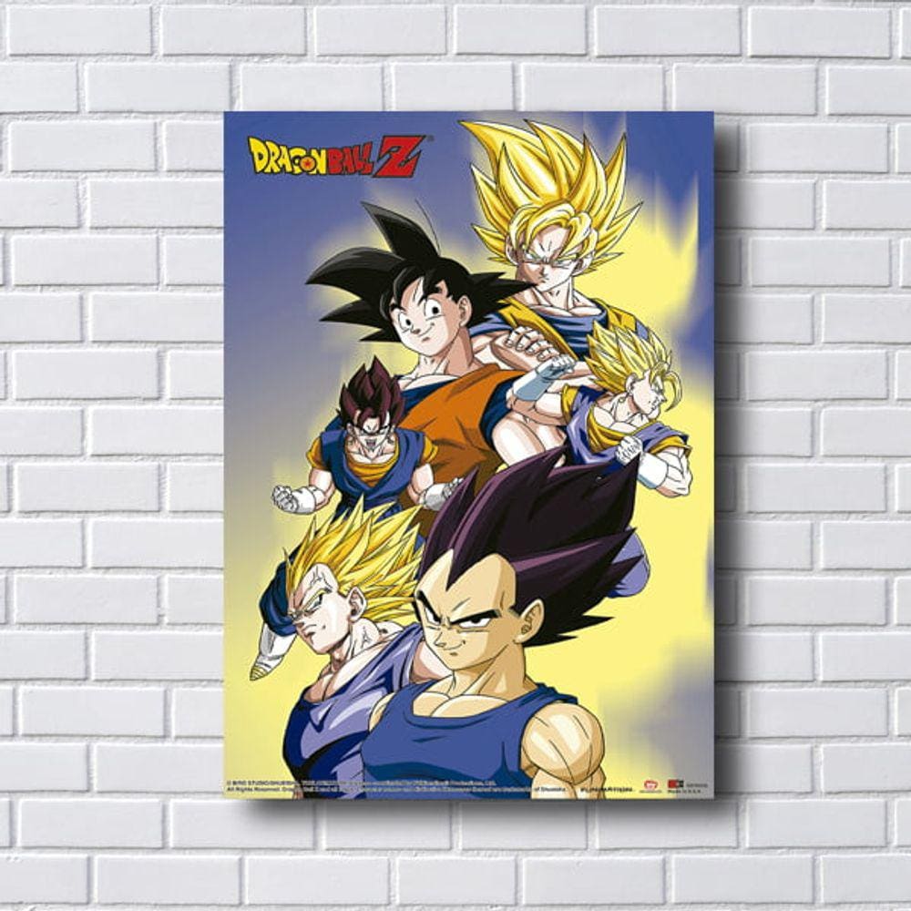 Quadro dragon ball gt  Black Friday Pontofrio