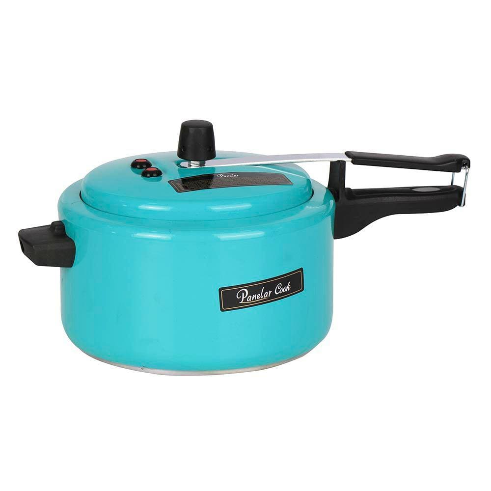 Panela de Pressão 2 Válvulas Segurança 5L Verde Anis Panelar Cook