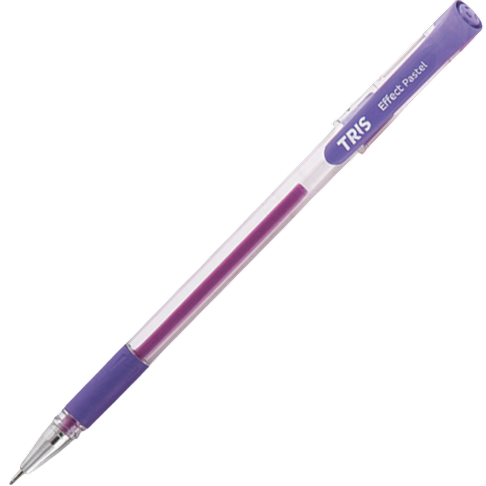 Caneta Gel Effect Pastel Roxa Tris