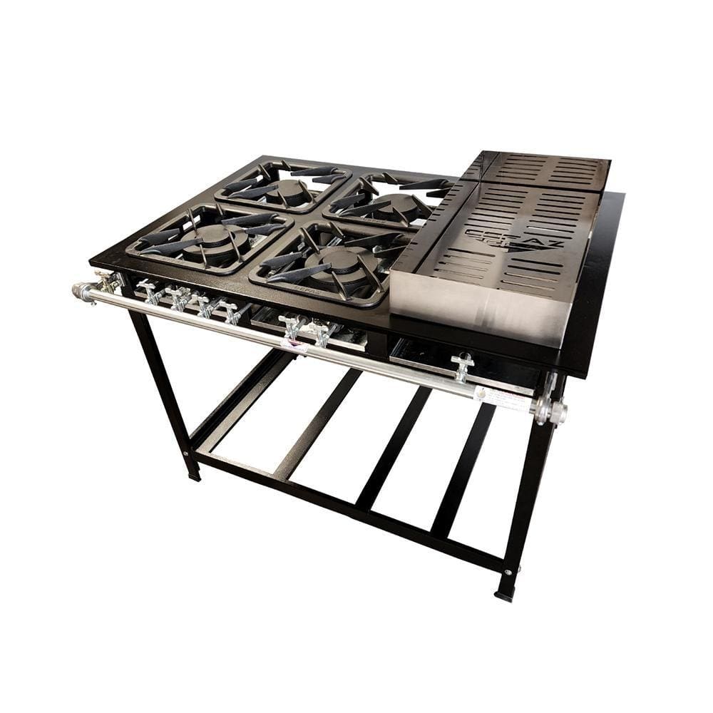 Fogão 4 Bocas Banho Maria Baixa Pressão Linha Gold Cefaz CFZG-144