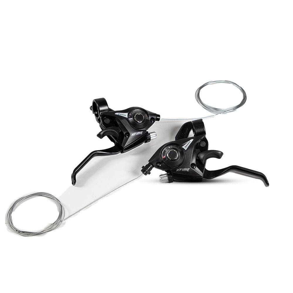 Alavanca de Cambio 24 Velocidades 3x8 Trocador Passador de Marchas Ef41 Manete Freio Bike Mtb X-time