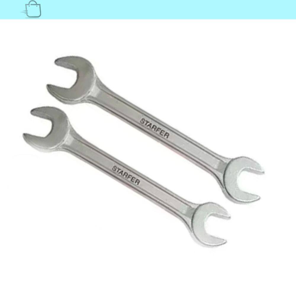 Kit Jogo Chave Fixa Boca Starfer 18mm 22mm 2 peças Aço