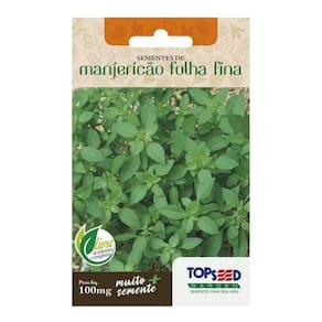 SEMENTES DE MANJERICÃO FOLHA FINA 100mg