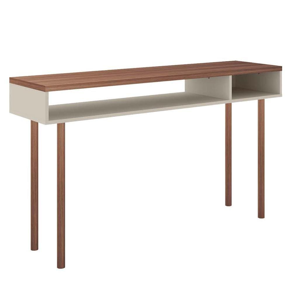 Mesa Para Computador Escrivaninha Marrom Multi Caemmun