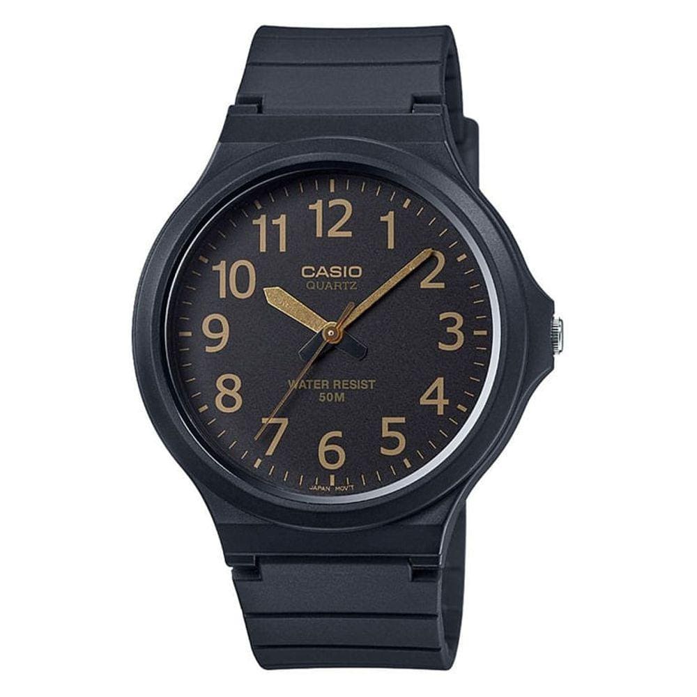 Relógio CASIO masculino analógico MW-240-1B2VDF