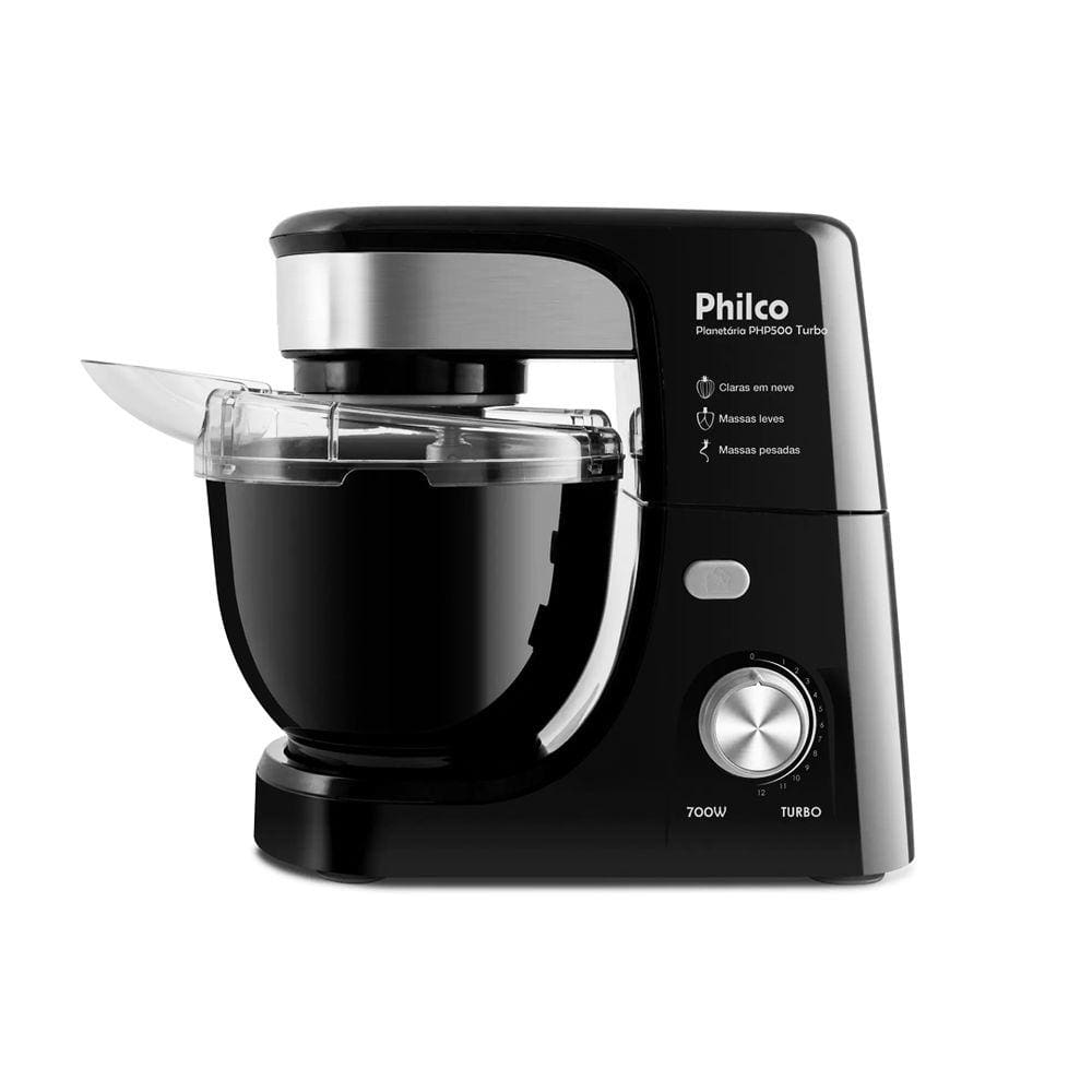 Batedeira Planetária Philco PHP500 Turbo Preta