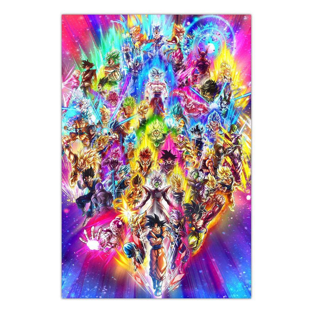 Quadro A3 em MDF Dragon Ball 001