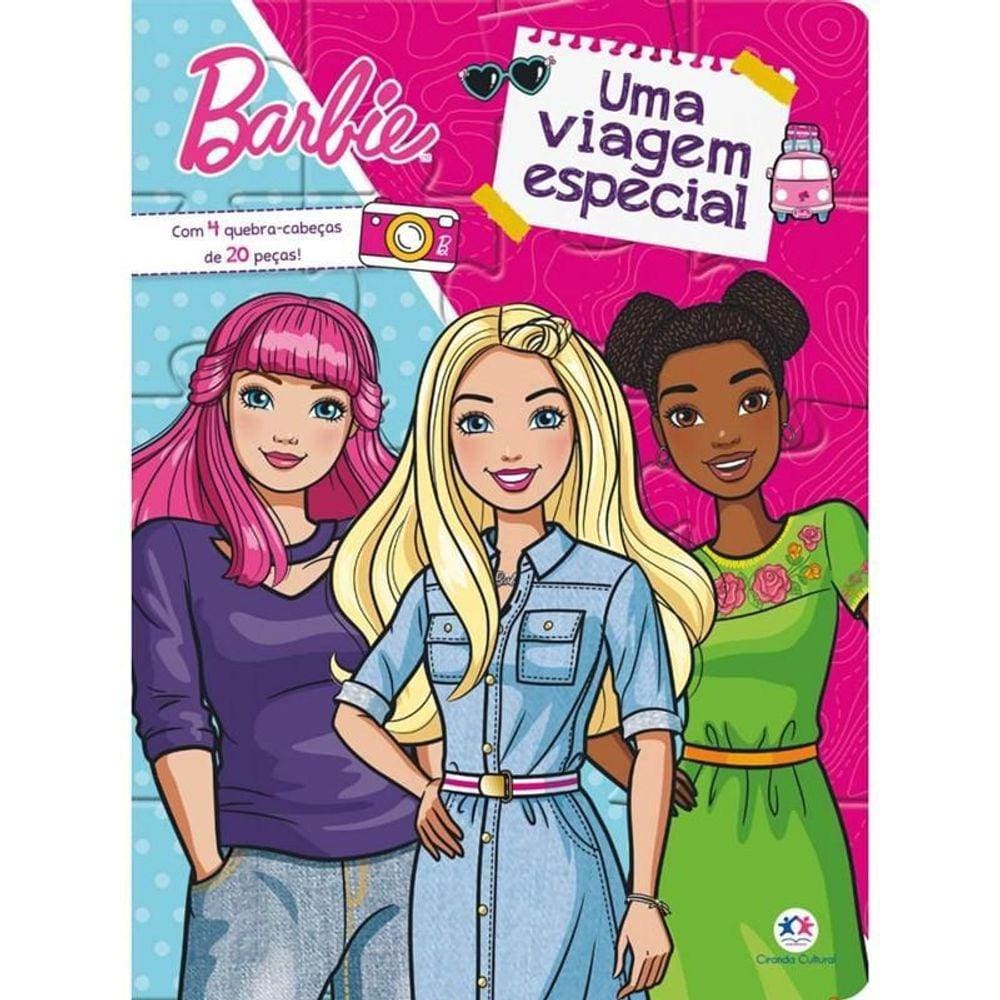 Livro Quebra-Cabeça - Barbie - Uma Viagem Especial