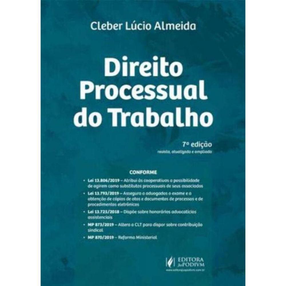 Direito Processual Do Trabalho (2019)