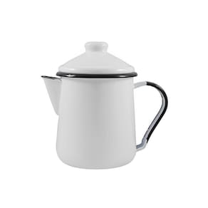 Leiteira Tradicional Esmaltada Branco 1,1 L Ewel
