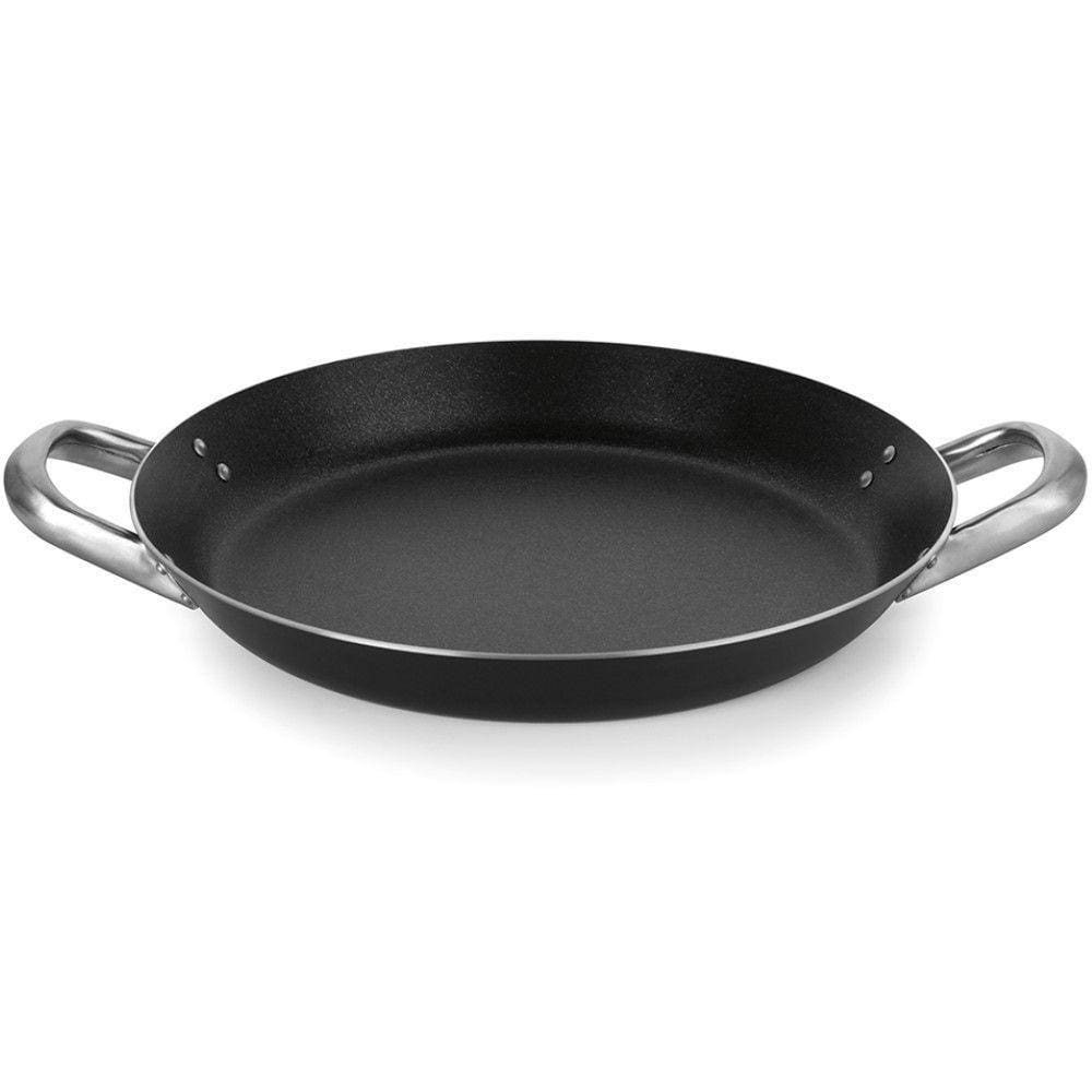 Paellera G Profissional Preta 43 Cm 5 L Em Alumínio Com Revestimento Interno Antiaderente Multiflon