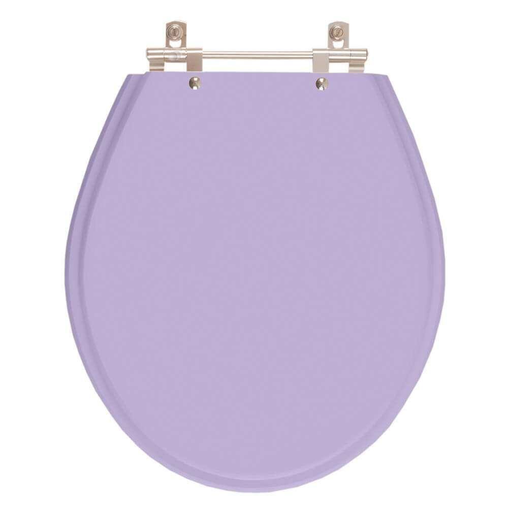 Assento Sanitário Carina Bermuda (lilás) Para Vaso Ideal Standard