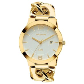 Relógio TECHNOS Fashion analógico feminino dourado 2115UL/4B