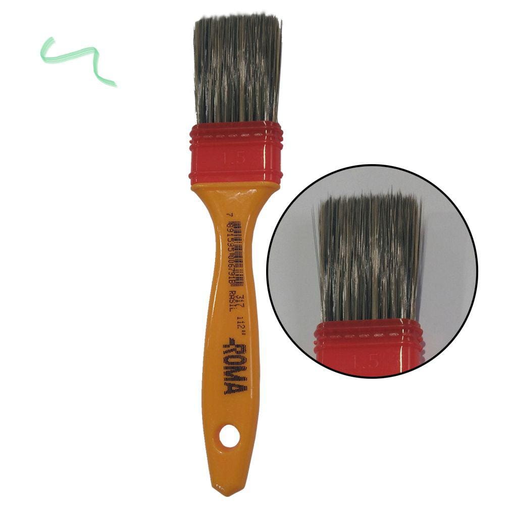 Pincel Trincha Para Pintura Pintar Tinta Verniz 1.1/2 Polegadas Roma