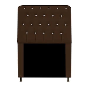 Cabeceira Solteiro 90 Cm Para Cama Box Corano Marrom