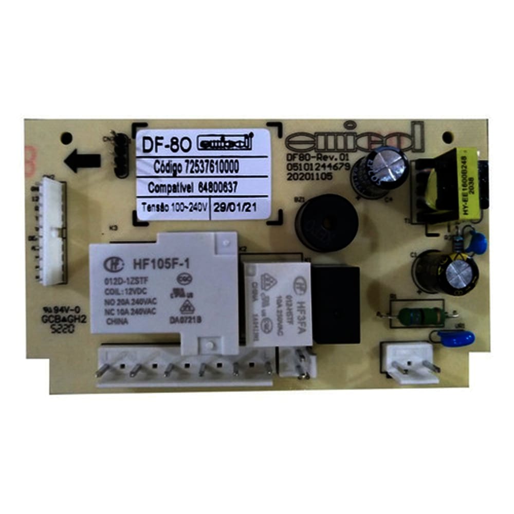 Placa Eletrônica Geladeira Electrolux Df80 64800637 Emicol