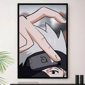 Quadro Decorativo Naruto Shippuden Time 7 Kakashi 23x33cm