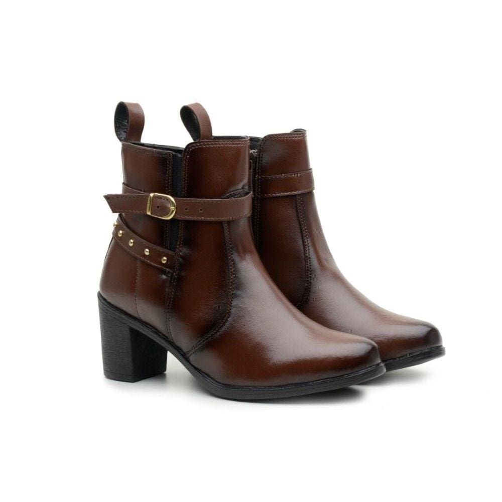 Bota Feminina Moderna Elegante Casual Conforto Resistente
