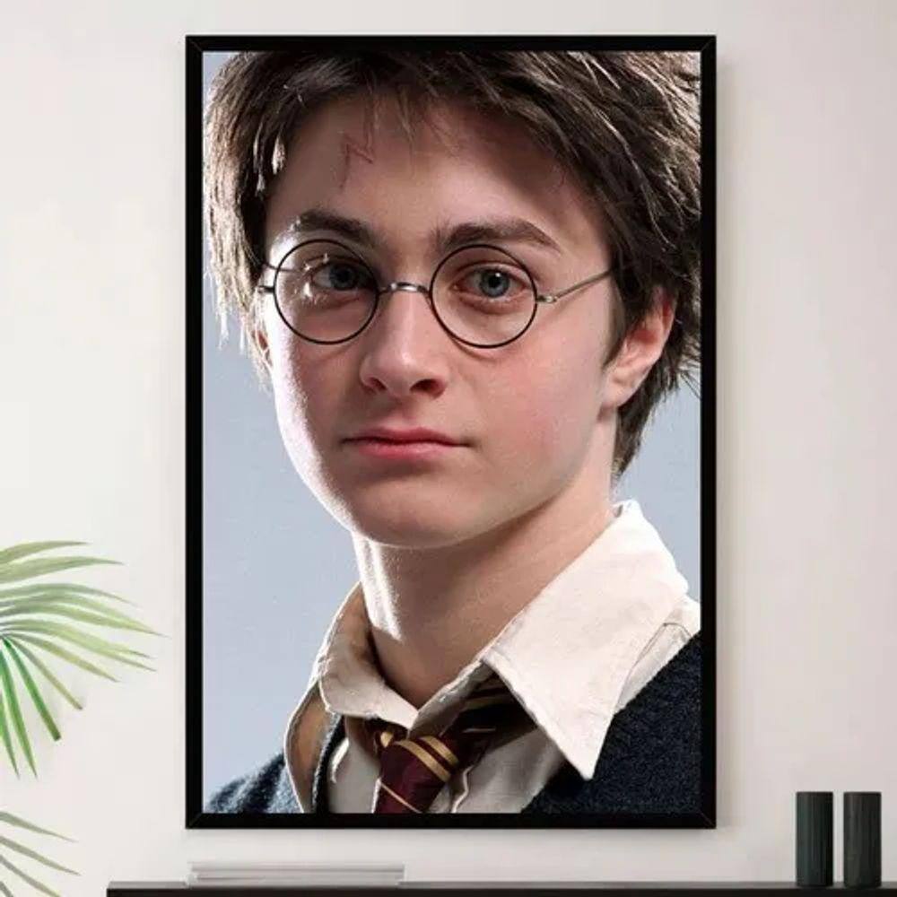 Quadro decorativo A4 Filme Harry Potter e a Pedra Filosofal no