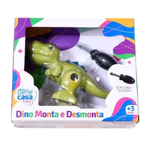 Brinquedo Dinossauro Para Montar E Desmontar Com Chave De Fenda Bene Casa