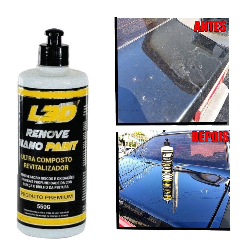 Revitalizador de Pintura Renove Nano Paint L3D Brasil 450g