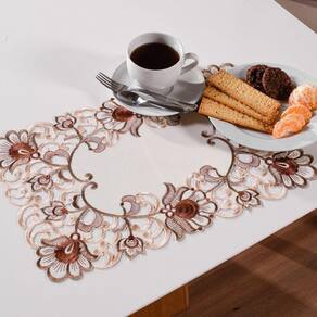 Americano Bordado Inglês 30X45 Tecido Acetinado Tessi Dubai