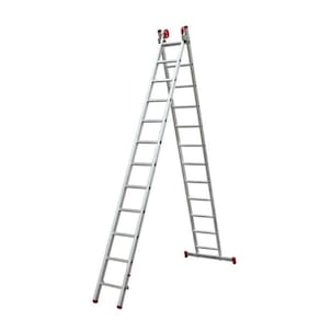 Escada Extensiva de Alumínio 12 x 2 Degraus 3.52 x 6.12 MT EVALD