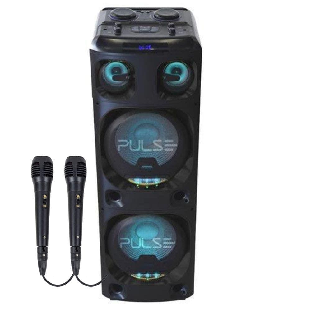 Caixa de Som Amplificada Pulse 2200W SP500 com 02 Microfones