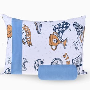 Jogo De Cama Infantil Solteiro Malha 100% Algodão Bene Casa Sports