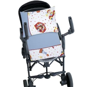 Kit Colchonete para Carrinho de Bebê + Fronha Lynel Palhacinho