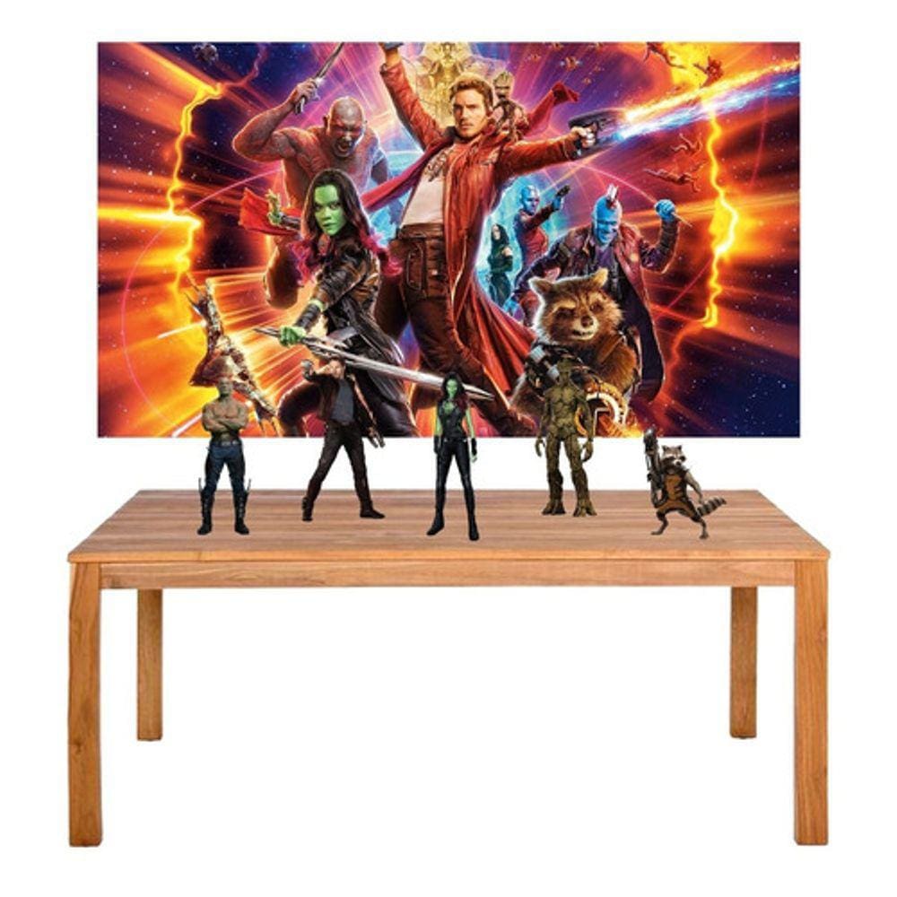 Kit Festa Guardiões Da Galáxia Display + Painel 100x60cm #2