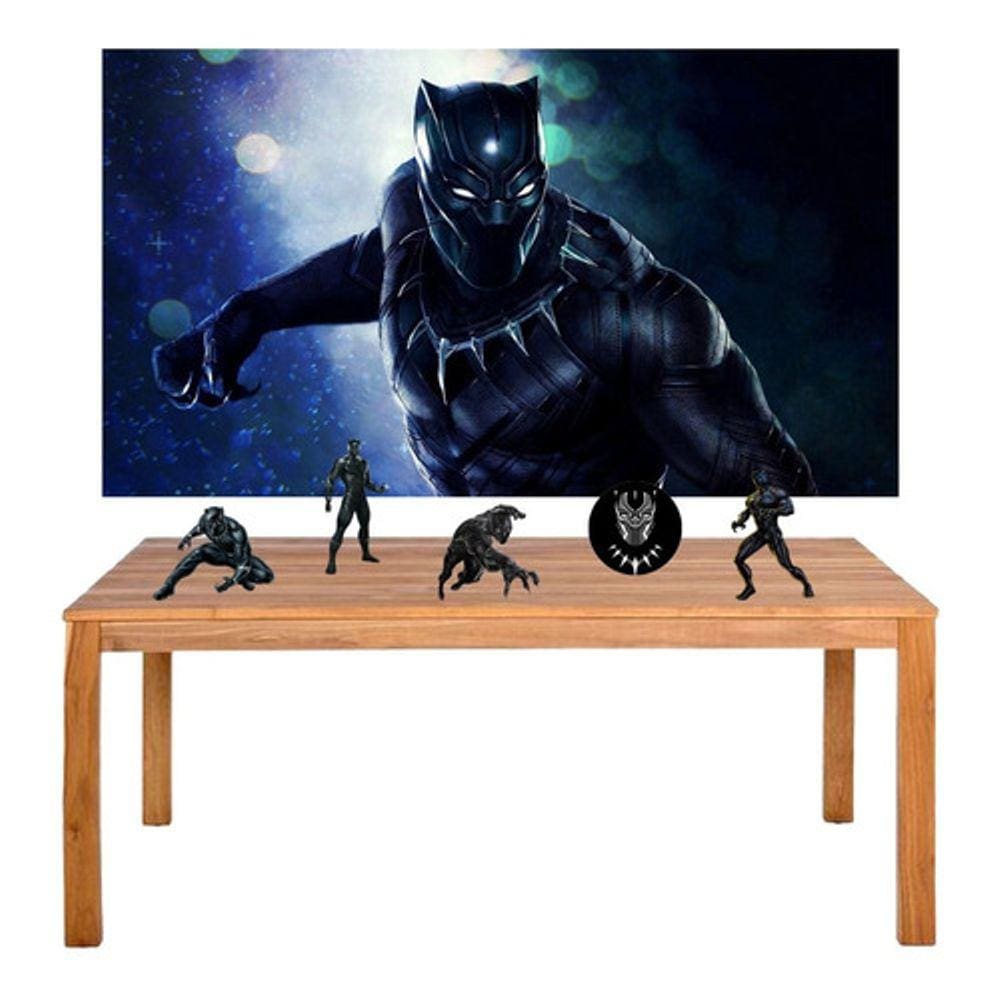Kit Festa Pantera Negra Display + Painel 100x60cm