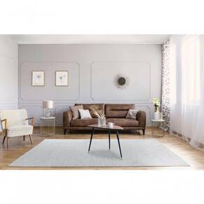 Tapete Turco Sala Sofisticato 05 - 200 X 250Cm Off White/Cinza