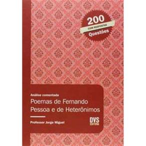 Analise Comentada - Poemas De Fernando Pessoa E De