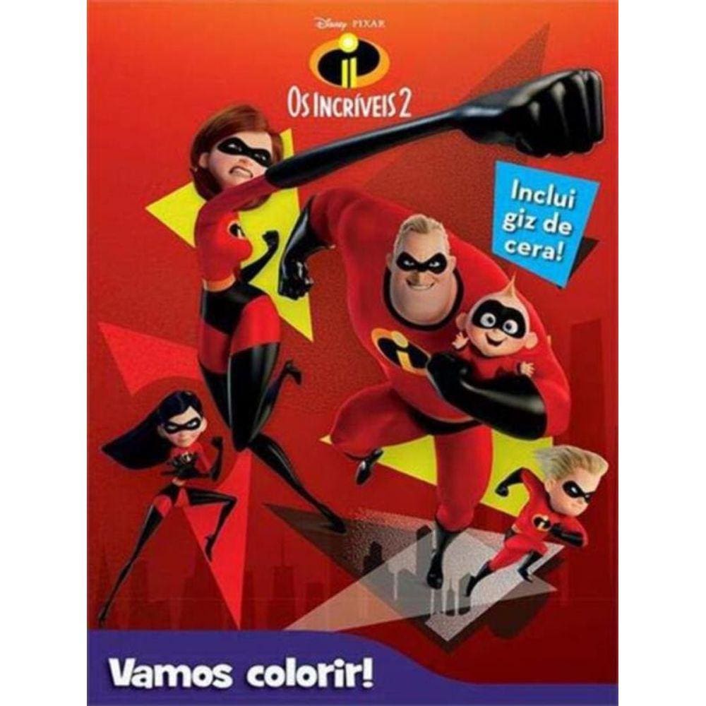 Disney - Vamos Colorir - Os Incriveis 2