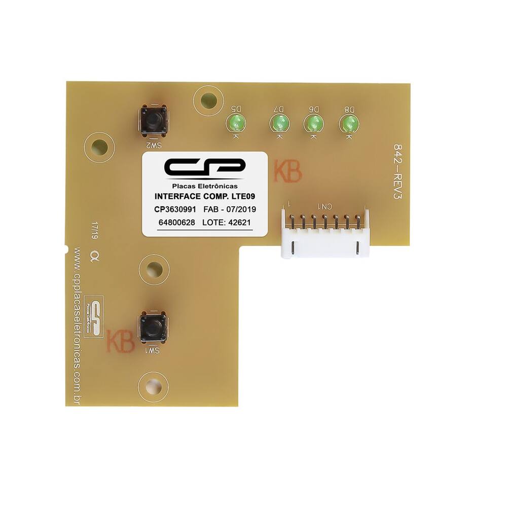 Placa Interface Lavadora Electrolux Lte09 CP 64800628