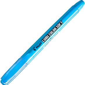 Caneta Marca Texto Lumi Color Soft Azul Pastel Marca Pilot