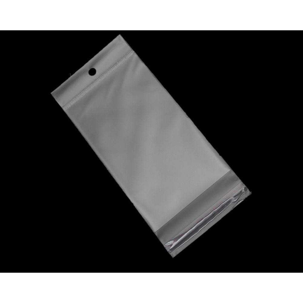 Saco Adesivado Plastico Transparente Solapa 5x5 1.000 unid.