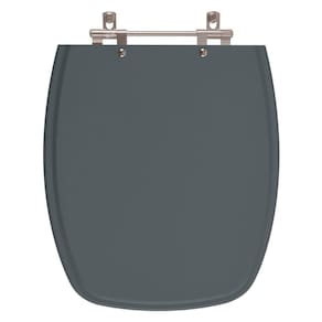Assento Sanitario Plus Cinza Escuro Para Bacia Fiori 6lpf