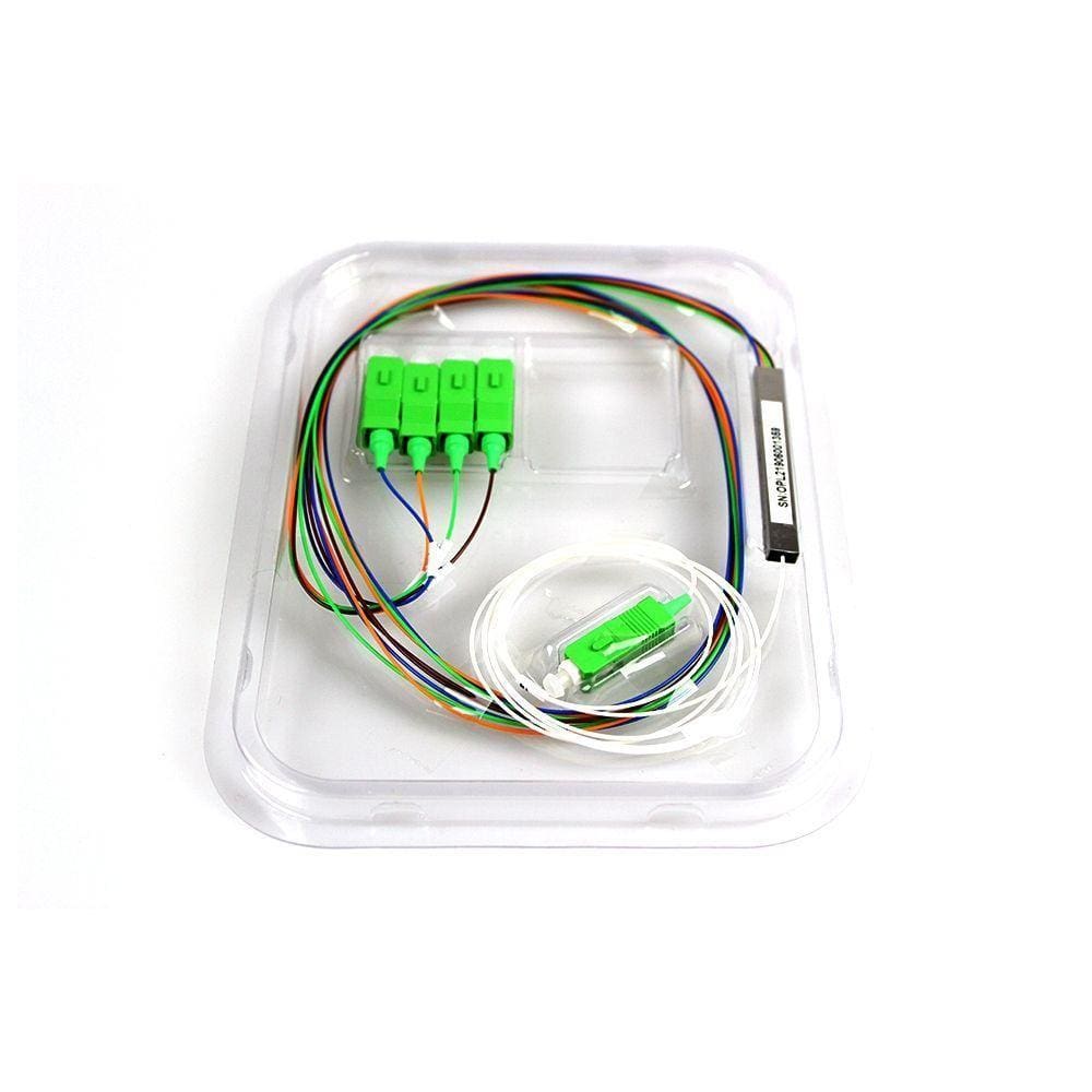 Cabo Optico Evus Splitter Plc 1X4 Sc/ Apc 1M G657A1