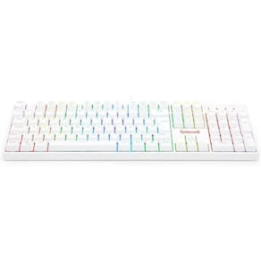 Teclado Optico Gamer Surara Pro Rgb Branco Switch Azul Abnt2