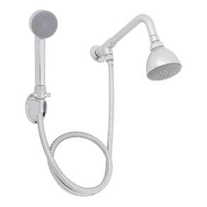 Chuveiro Ducha Cromada Com Chuveirinho Power Splash - Deluxe